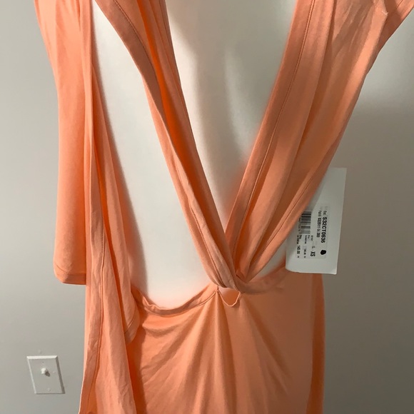 MM6 Asymmetrical Knotted Wrap Shirt Dress - Picture 9 of 12